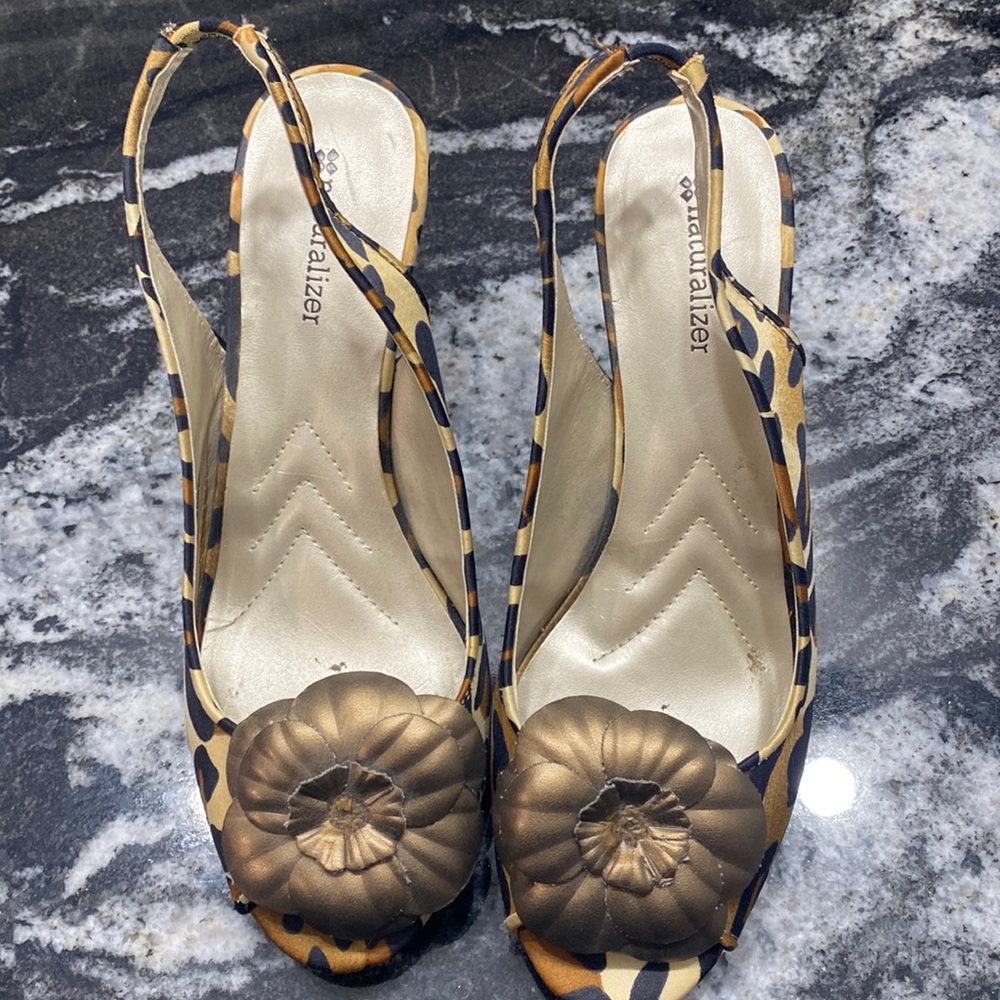 Leopard print heels